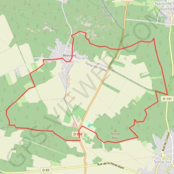 Itinéraire Le saut du postillon, distance, dénivelé, altitude, carte, profil, trace GPS