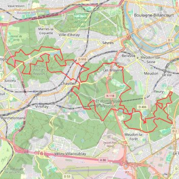 Itinéraire BOSSAPAS, distance, dénivelé, altitude, carte, profil, trace GPS