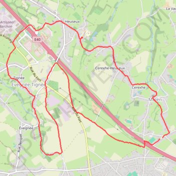 Itinéraire Marche à Melen, distance, dénivelé, altitude, carte, profil, trace GPS