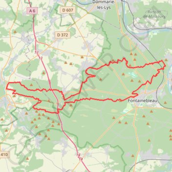 Itinéraire (c) UtagawaVTT.com, distance, dénivelé, altitude, carte, profil, trace GPS