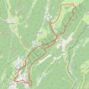 Itinéraire Cuttura - Prés de la Rixouse, distance, dénivelé, altitude, carte, profil, trace GPS