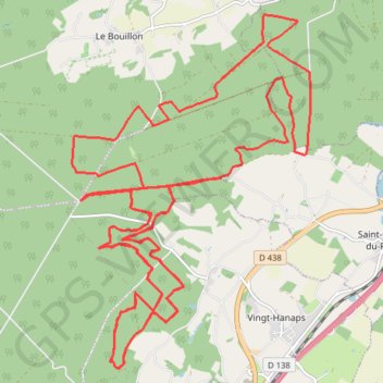 Itinéraire La Diable d'Écouves - La course, distance, dénivelé, altitude, carte, profil, trace GPS