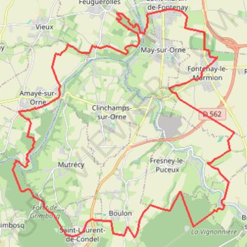 Itinéraire Les Crêtes de Fontenay, distance, dénivelé, altitude, carte, profil, trace GPS