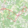 Itinéraire Nontron 44 kms, distance, dénivelé, altitude, carte, profil, trace GPS