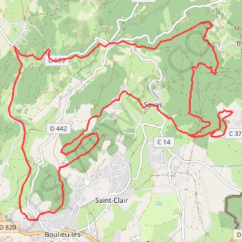 Itinéraire EF, distance, dénivelé, altitude, carte, profil, trace GPS