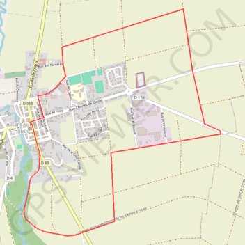 Itinéraire La Croix de l'Orme - Aillant-sur-Tholon, distance, dénivelé, altitude, carte, profil, trace GPS