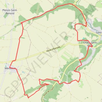 Itinéraire Mérobert, distance, dénivelé, altitude, carte, profil, trace GPS