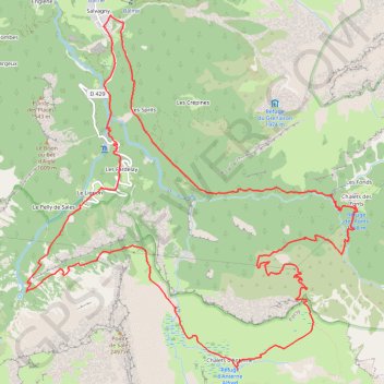 Itinéraire Chaîne des Fiz - De Sixt-Fer-à-Cheval au refuge Alfred Wills, distance, dénivelé, altitude, carte, profil, trace GPS