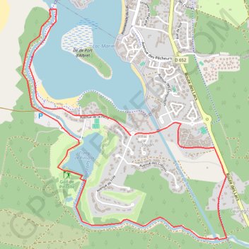 Itinéraire Soustons vieux boucau, distance, dénivelé, altitude, carte, profil, trace GPS