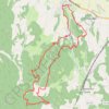 Itinéraire Bois de la Dame - La Pierre Sanglante, distance, dénivelé, altitude, carte, profil, trace GPS