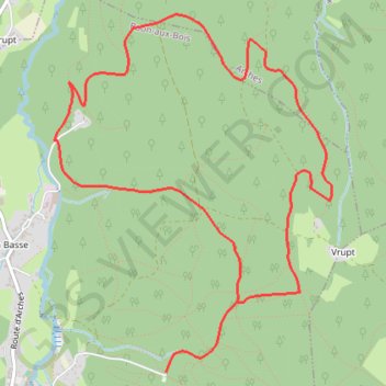 Itinéraire Chemins du Cœur des Vosges - Le Bambois, distance, dénivelé, altitude, carte, profil, trace GPS