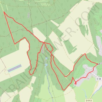 Itinéraire Blanzey, distance, dénivelé, altitude, carte, profil, trace GPS
