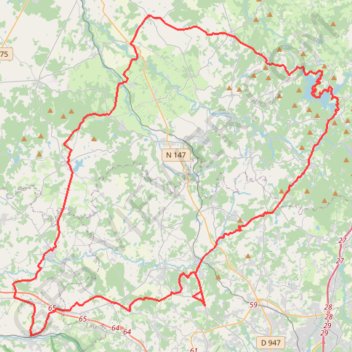 Itinéraire Les 100 km de la mique au petit salé !, distance, dénivelé, altitude, carte, profil, trace GPS