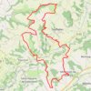 Itinéraire Circuit nord Miramont-de-Quercy, distance, dénivelé, altitude, carte, profil, trace GPS