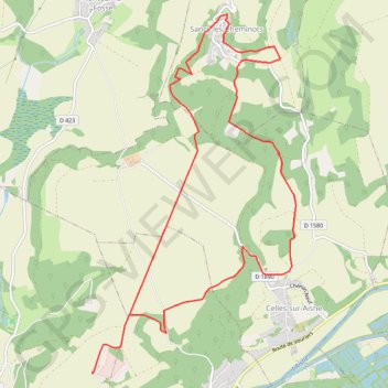Itinéraire La Fontaine de Saint-Ouen, distance, dénivelé, altitude, carte, profil, trace GPS