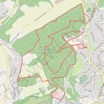 Itinéraire Trail Beach Amay 10km, distance, dénivelé, altitude, carte, profil, trace GPS