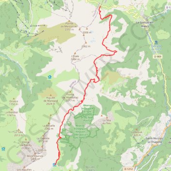 Itinéraire Route de la soif, distance, dénivelé, altitude, carte, profil, trace GPS