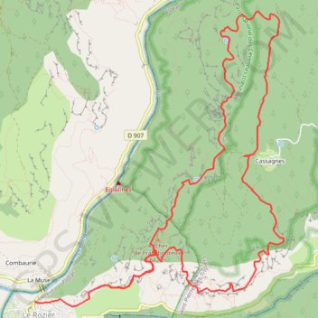 Itinéraire Causse mejean, distance, dénivelé, altitude, carte, profil, trace GPS