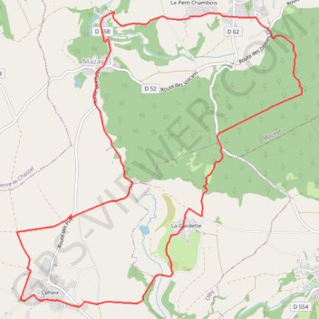 Itinéraire Départ, distance, dénivelé, altitude, carte, profil, trace GPS