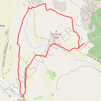 Itinéraire La Baume Cornillane2, distance, dénivelé, altitude, carte, profil, trace GPS