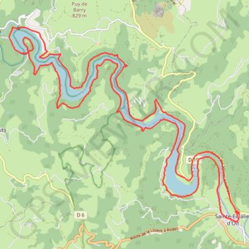 Itinéraire Lac de Lous, distance, dénivelé, altitude, carte, profil, trace GPS