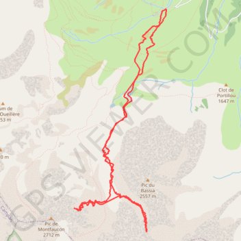 Itinéraire Pene d'escalere, distance, dénivelé, altitude, carte, profil, trace GPS