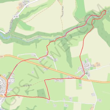 Itinéraire Le Val la Hère, distance, dénivelé, altitude, carte, profil, trace GPS