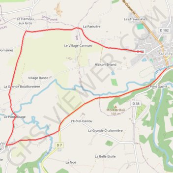 Itinéraire 1ère étape - CLM, distance, dénivelé, altitude, carte, profil, trace GPS