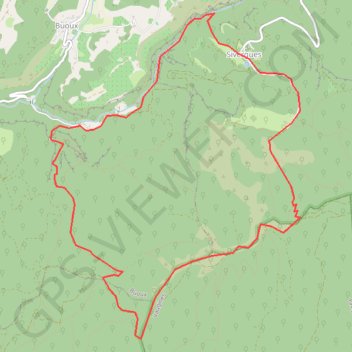 Itinéraire De Buoux à Sivergues par Aigubrun, distance, dénivelé, altitude, carte, profil, trace GPS