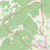 Itinéraire Montségur-sur-Lauzon, distance, dénivelé, altitude, carte, profil, trace GPS