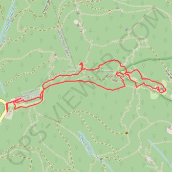 Itinéraire Hartmannswillerkopf ou Vieil Armand, distance, dénivelé, altitude, carte, profil, trace GPS