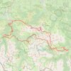 Itinéraire GRP 2021 Ultra Tour 160, distance, dénivelé, altitude, carte, profil, trace GPS