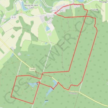 Itinéraire Amboise-St Regle, distance, dénivelé, altitude, carte, profil, trace GPS