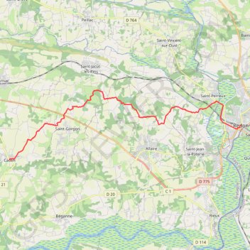 Itinéraire Redon (35600), Ille-et-Vilaine, Bretagne, France - Caden (56220), Morbihan, Bretagne, France, distance, dénivelé, altitude, carte, profil, trace GPS