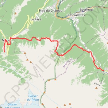 Itinéraire TMB-j7, de La Fouly au gîte du Peuty, distance, dénivelé, altitude, carte, profil, trace GPS
