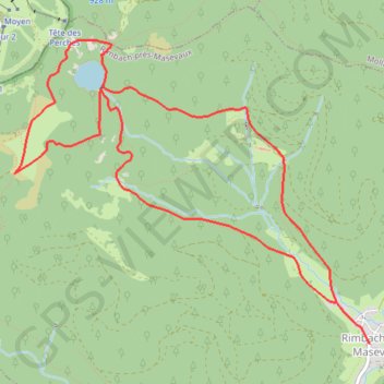 Itinéraire Autour du Lac des Perches, distance, dénivelé, altitude, carte, profil, trace GPS