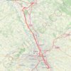 Itinéraire Castanet Montauban par le canal latéral, distance, dénivelé, altitude, carte, profil, trace GPS