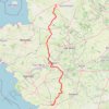 Itinéraire La Vélo Francette, distance, dénivelé, altitude, carte, profil, trace GPS