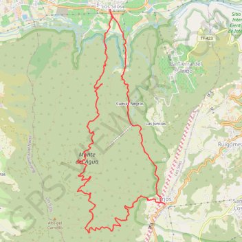 Itinéraire Los Silos-Los Ejos - Los Silos, distance, dénivelé, altitude, carte, profil, trace GPS