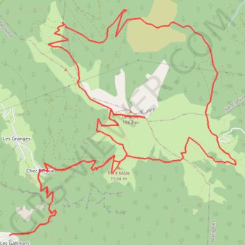 Itinéraire Tour du mole, distance, dénivelé, altitude, carte, profil, trace GPS