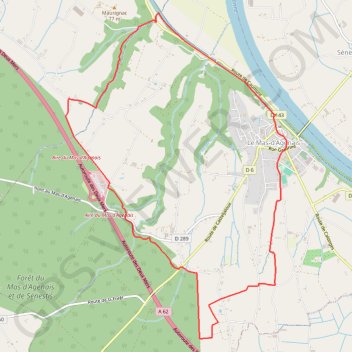 Itinéraire Le Mas-d'Agenais, du canal à la forêt - Pays Val de Garonne - Gascogne, distance, dénivelé, altitude, carte, profil, trace GPS