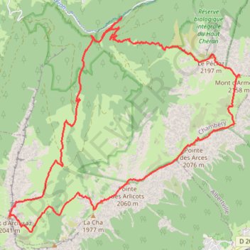 Itinéraire Tour des sommets Bauju - J2, distance, dénivelé, altitude, carte, profil, trace GPS