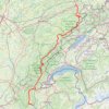 Itinéraire Grande Traversée du Jura (GTJ), distance, dénivelé, altitude, carte, profil, trace GPS