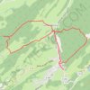 Itinéraire Tour du Lanchet - Lamoura, distance, dénivelé, altitude, carte, profil, trace GPS