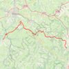 Itinéraire GR 463 : Randonnée d'Évaux-les-Bains (Creuse) à Ébreuil (Allier), distance, dénivelé, altitude, carte, profil, trace GPS