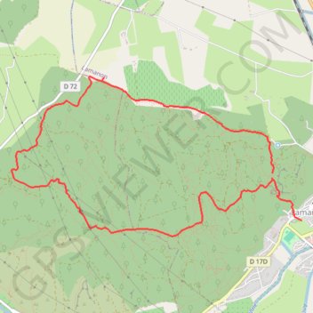 Itinéraire Les grottes de Cales - Lamanon, distance, dénivelé, altitude, carte, profil, trace GPS