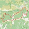 Itinéraire L’espinas, le Villaret, mine du Bocard, Pont Rouge (reco), distance, dénivelé, altitude, carte, profil, trace GPS