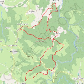 Itinéraire Mont Aigü, distance, dénivelé, altitude, carte, profil, trace GPS