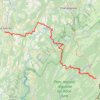 Itinéraire Le Jura d'Ouest en Est, distance, dénivelé, altitude, carte, profil, trace GPS