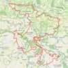 Itinéraire La Suisse Normande, distance, dénivelé, altitude, carte, profil, trace GPS